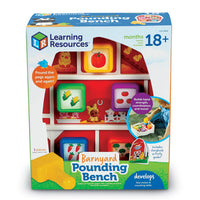 Learning Resources  Barnyard Pounding Bench  18 Mths+
