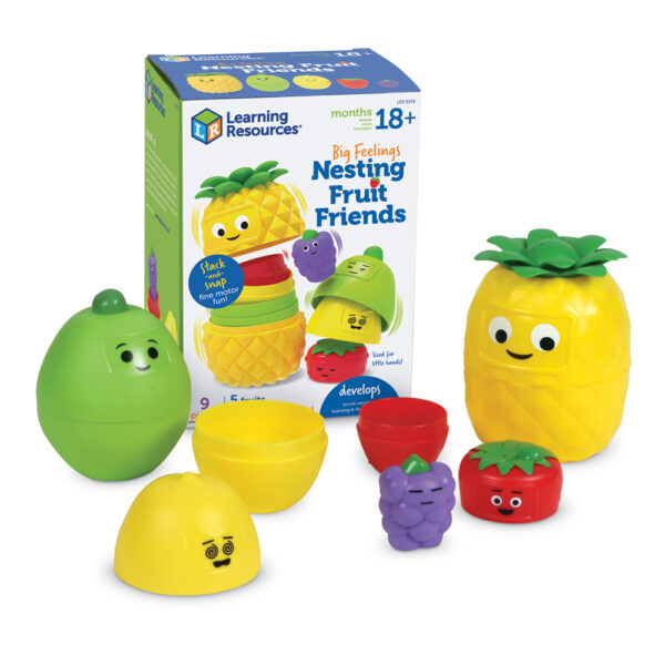 LEARNING RESOURCES-BIG FEELINGS NESTING FRUIT FRIENDS