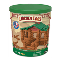 K'NEX Lincoln Logs 100th Anniversary Tin 111 Pieces