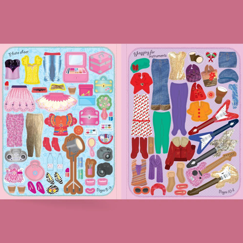 Sticker Dolly Dressing Popstars