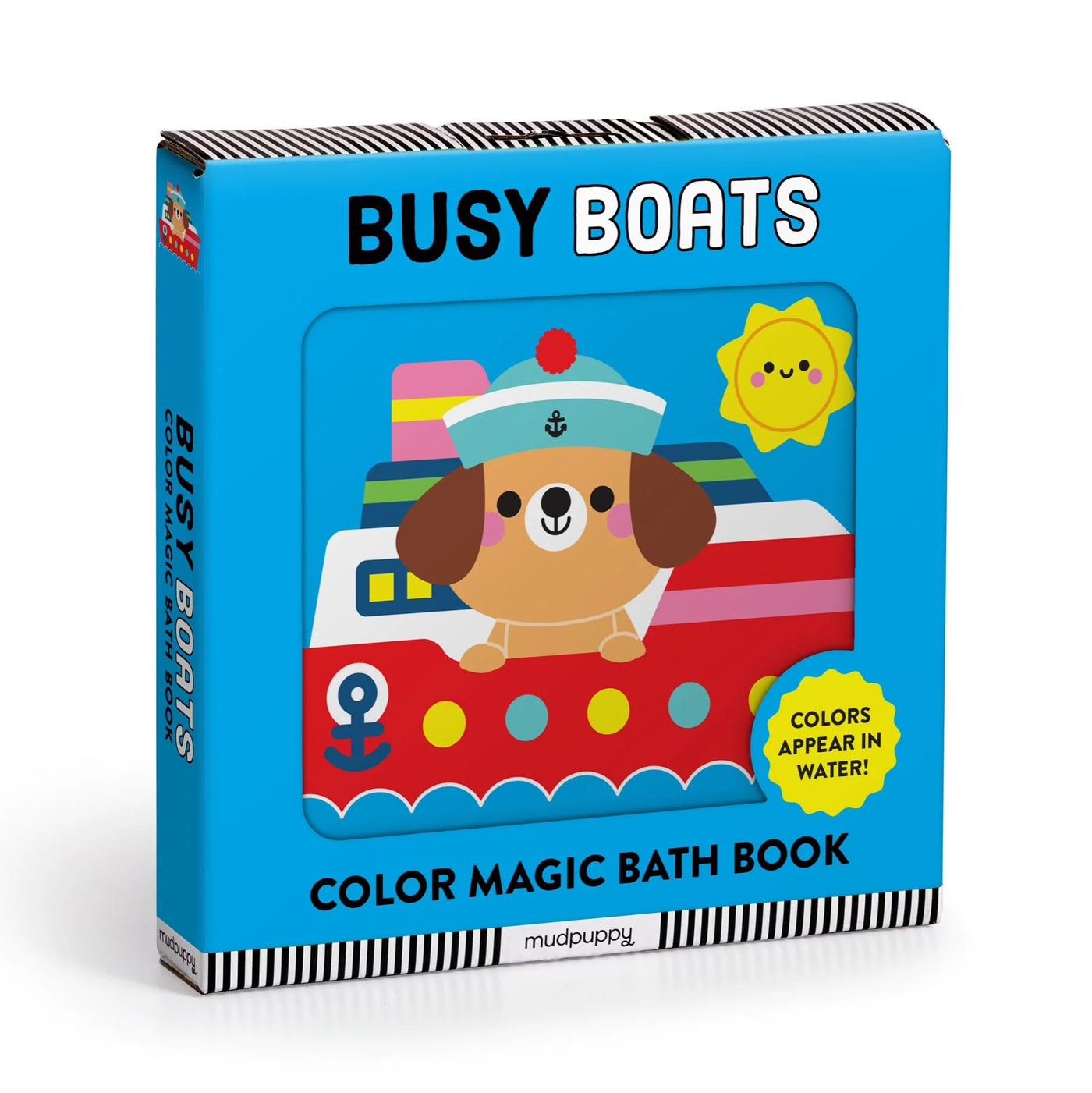 Mudpuppy Busy Boats Colour Magic Bath Book