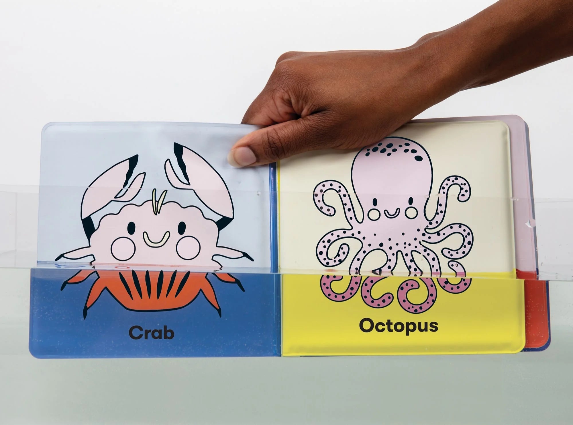 Mudpuppy Colour The Ocean Colour Magic Bath Book
