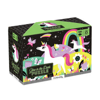 Mudpuppy Unicorns Glow In The Dark 100 Piece Puzzle