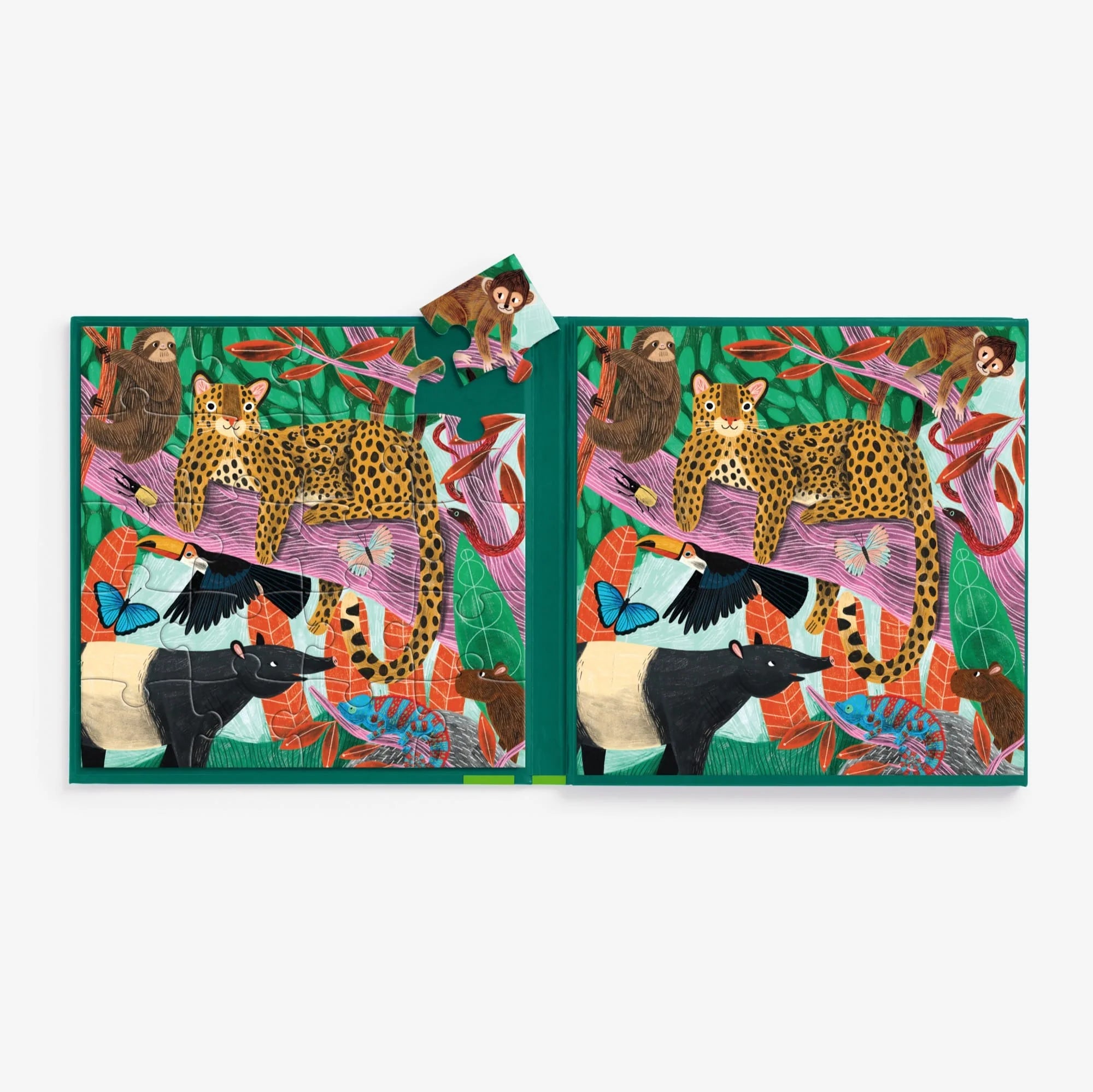 Mudpuppy Jungle & Safari Magnetic Puzzles