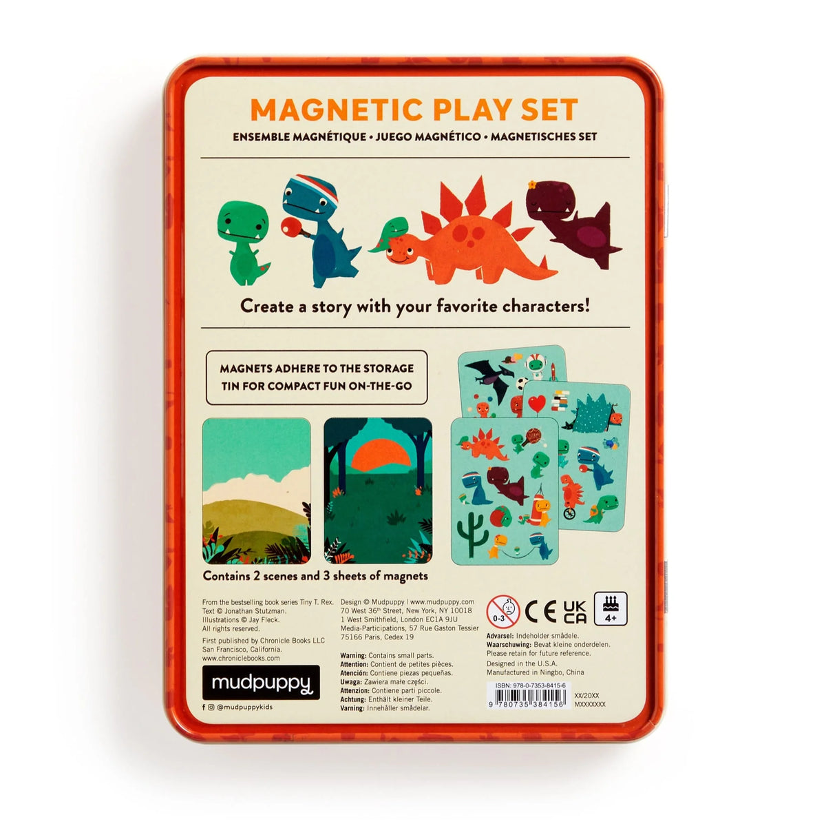Mudpuppy Tiny T.Rex Magnetic Play Set
