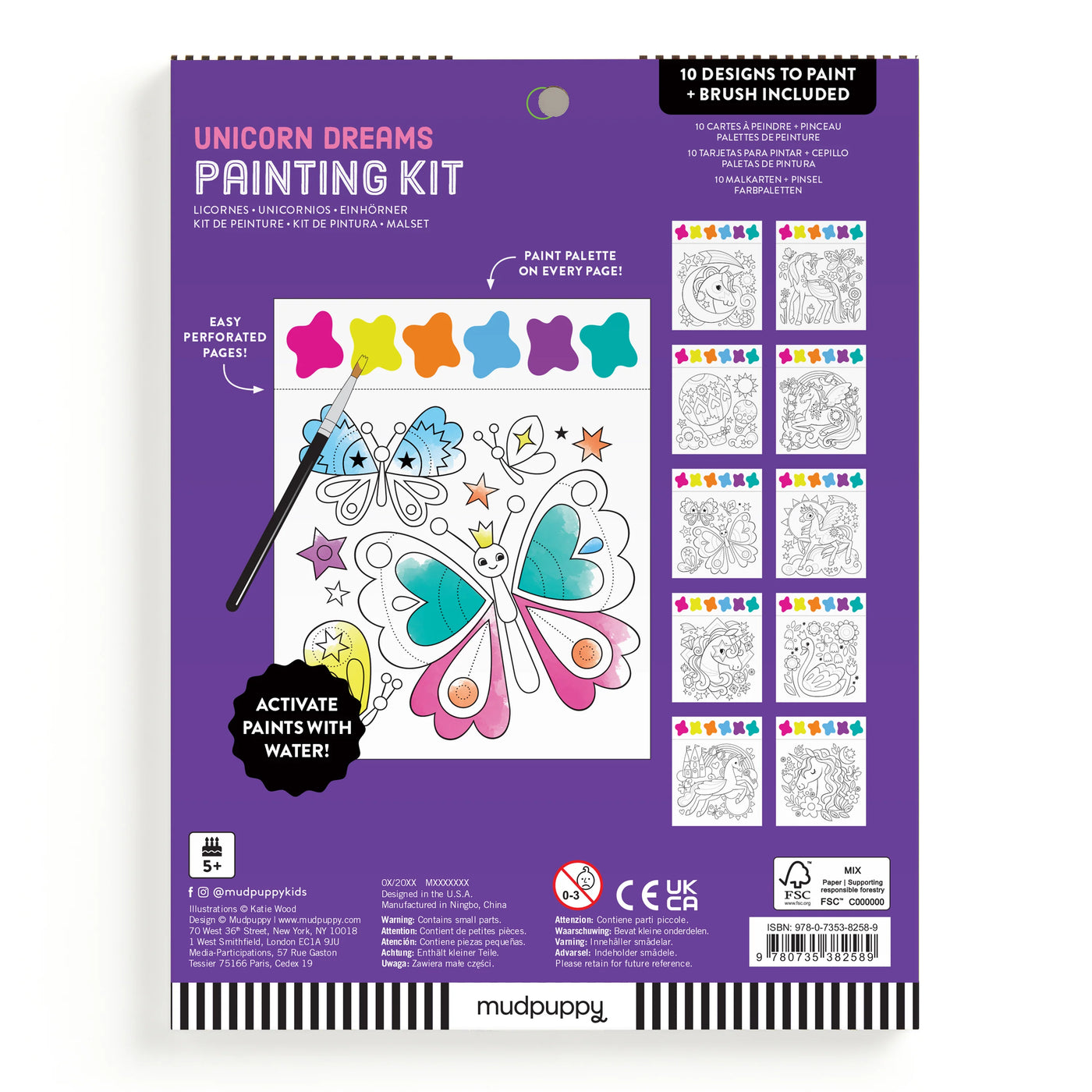 Mudpuppy Unicorn Dreams Painting Kit