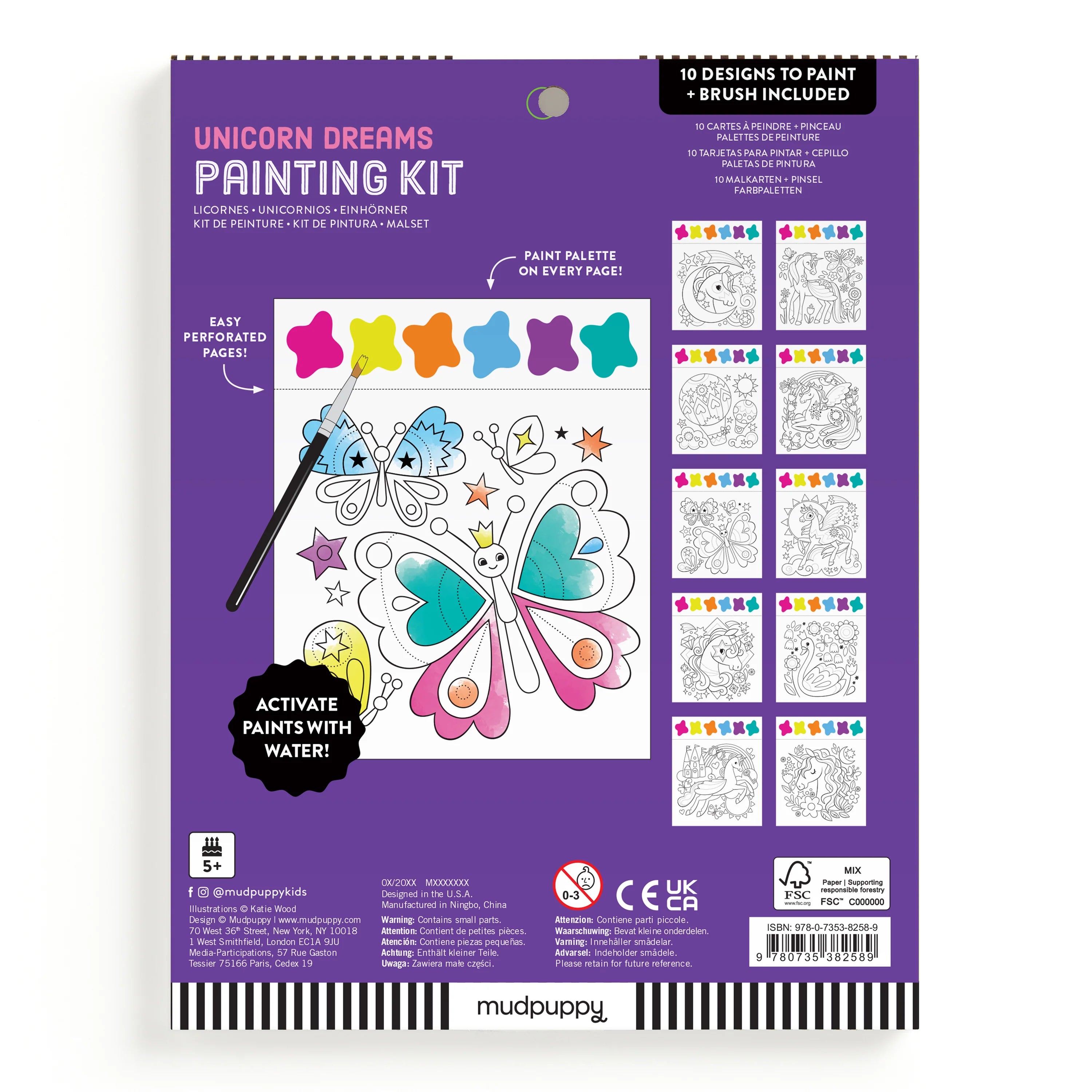 Mudpuppy Unicorn Dreams Painting Kit