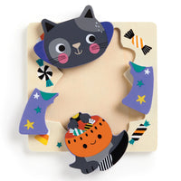 Mudpuppy Spooky Friend - Set of 4 Wooden Puzzles