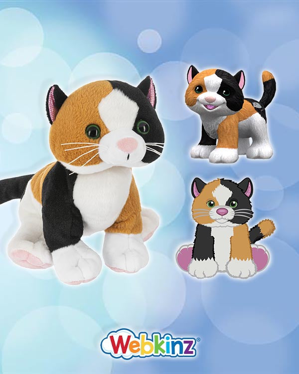 Webkinz 🍁Marble Cat Plush