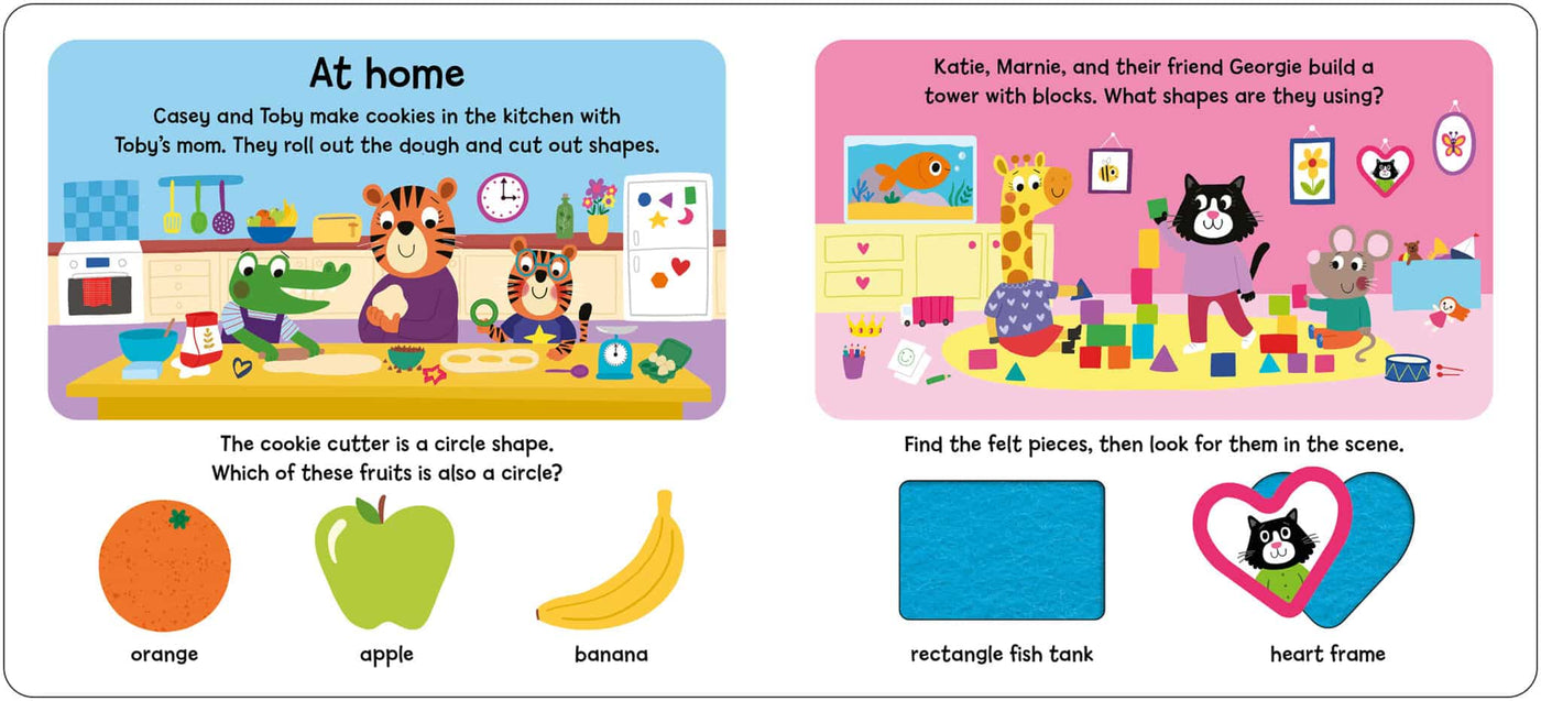 Priddy Book Match And Sort Shapes