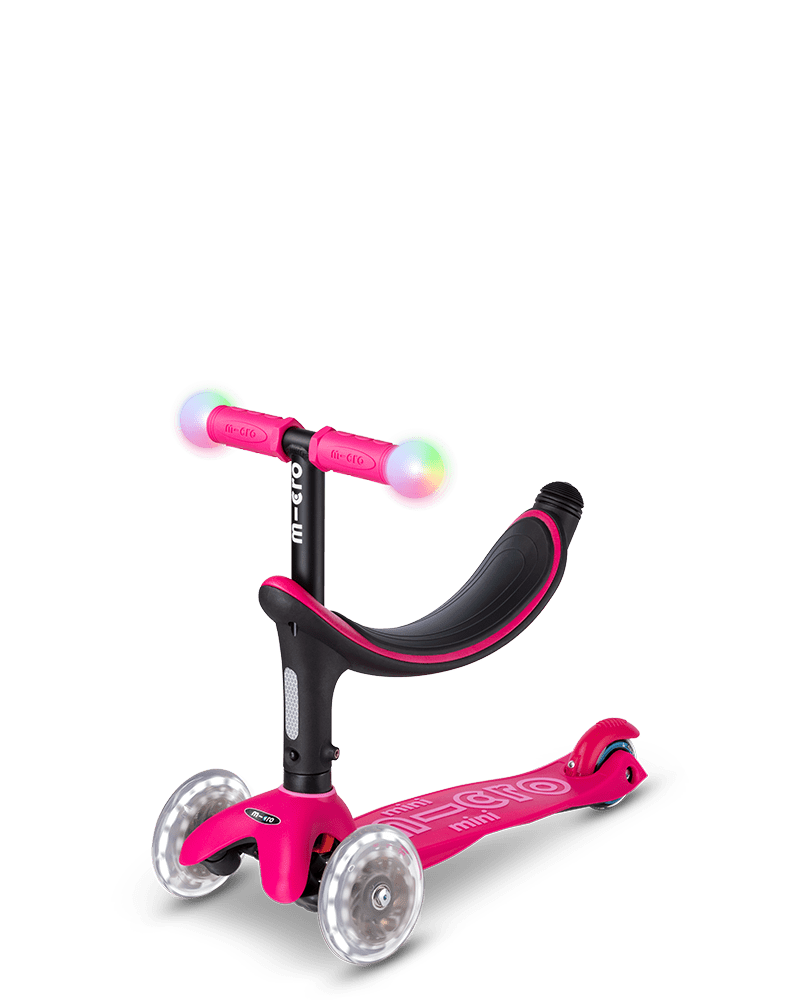 Micro Scooter Pink Mini2Grow Magic LED