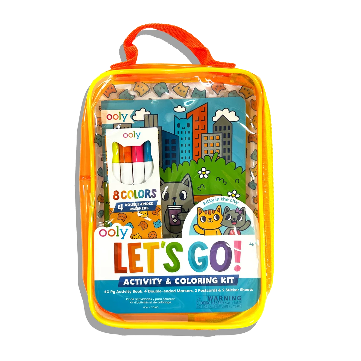 Ooly Let's Go!! : Activity & Colouring Kit - Kitty In The City