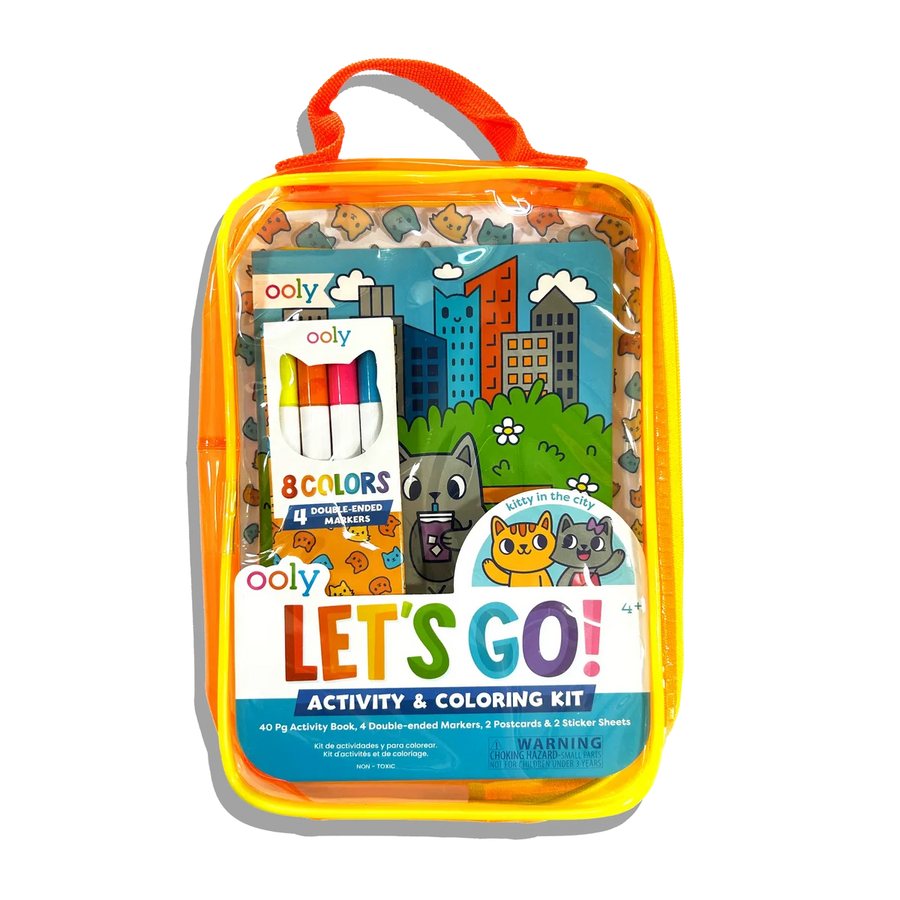 Ooly Let's Go!! : Activity & Colouring Kit - Kitty In The City