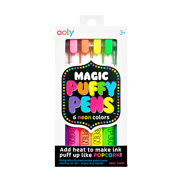 Ooly Magic Puffy Neon Pens