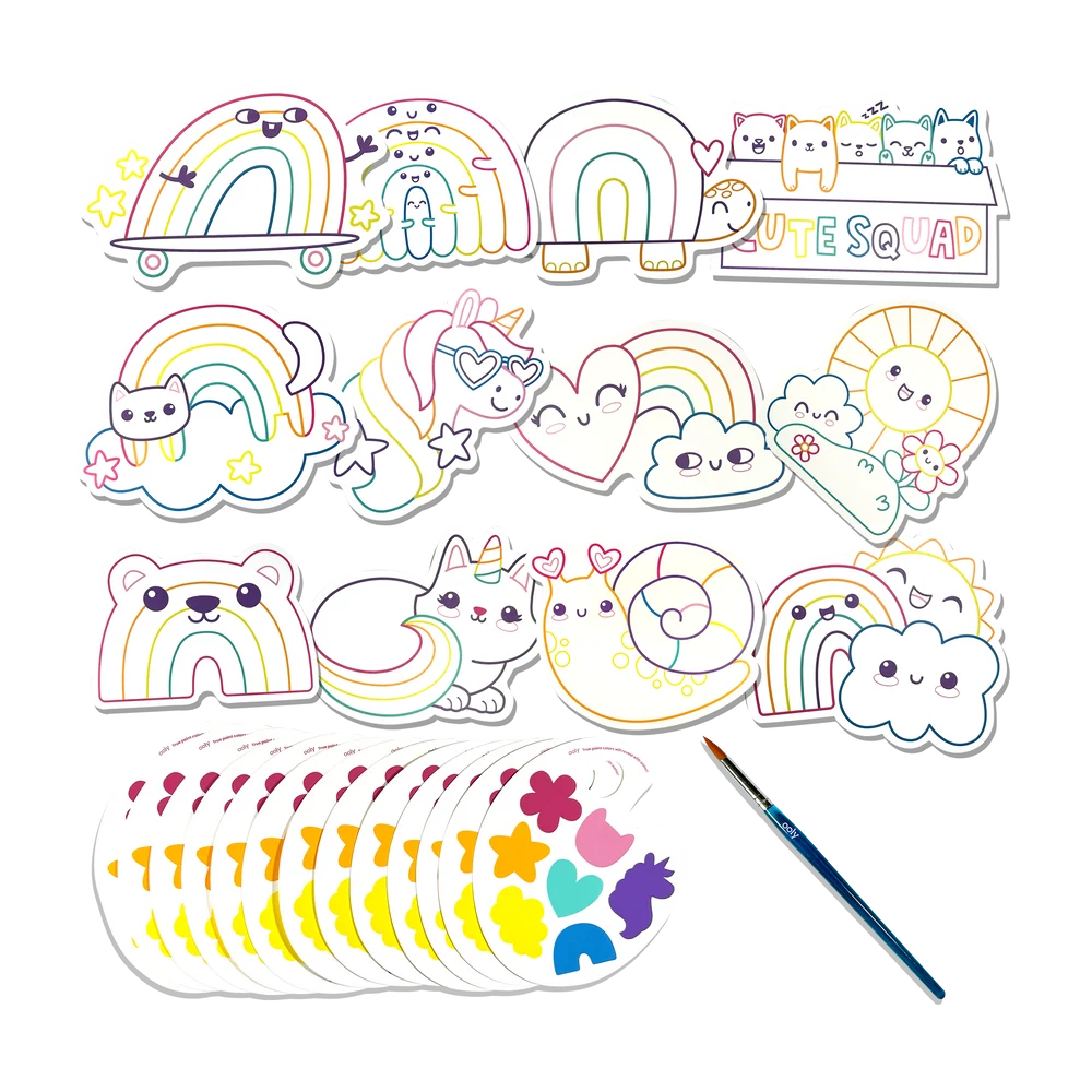 Ooly Playful Painters Rainbow Cuties