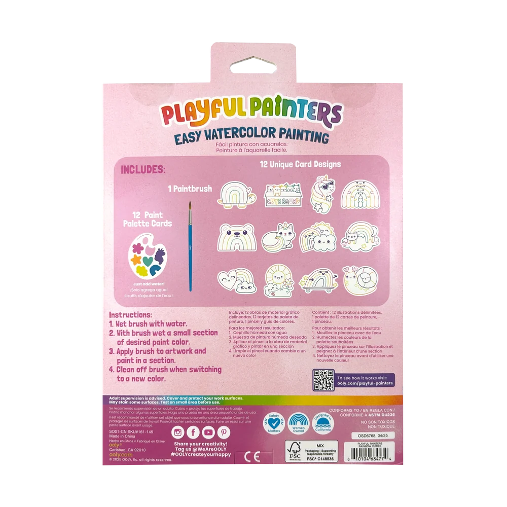 Ooly Playful Painters Rainbow Cuties
