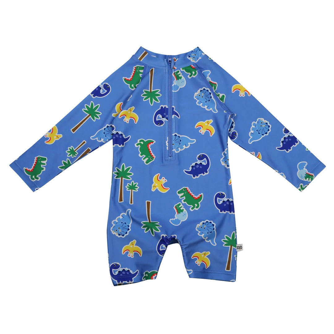 Zoocchini Dino Rashgaurd One Piece Swimsuit 3T