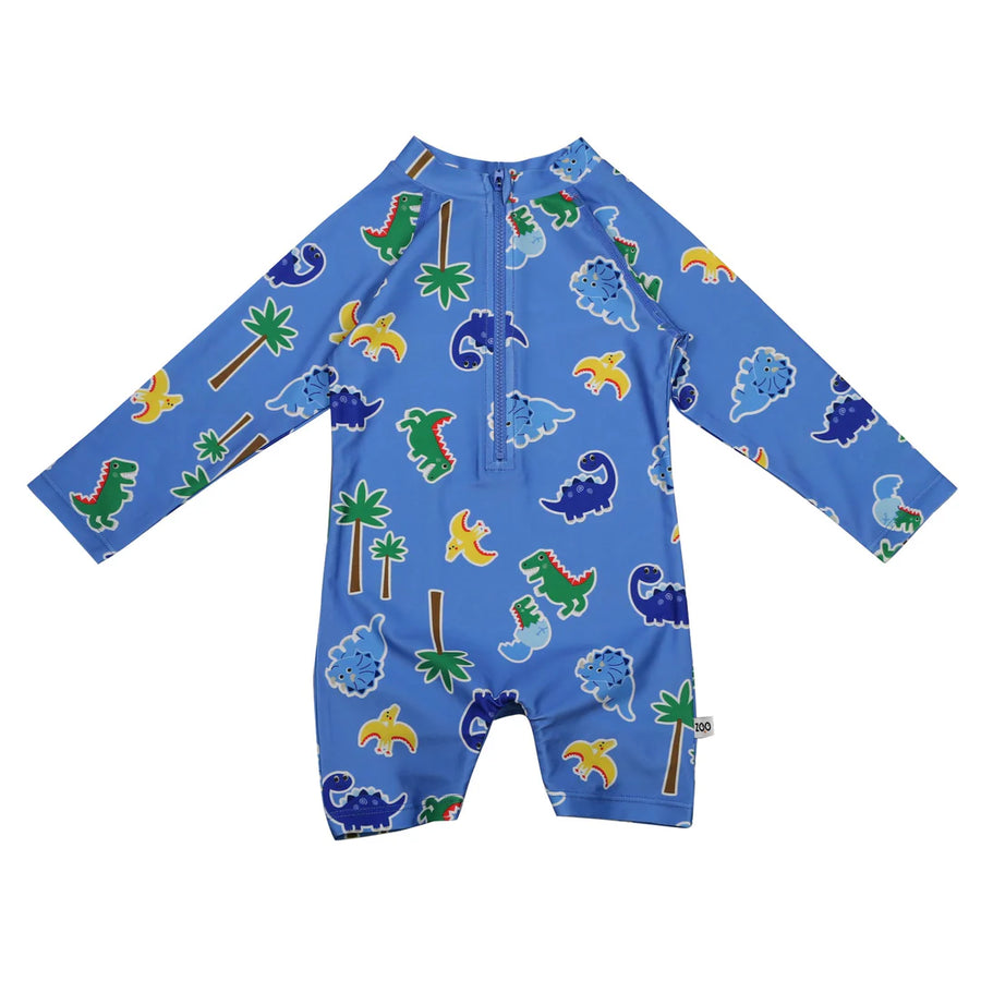 Zoocchini Dino Rashgaurd One Piece Swimsuit 3T