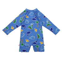 Zoocchini Dino Rashgaurd One Piece Swimsuit 3T