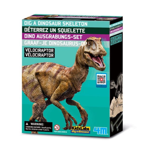 4M Dig A Velociraptor