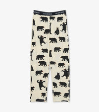 Black Bears Men's Jersey Pajama Pant 🍁 Little Blue House