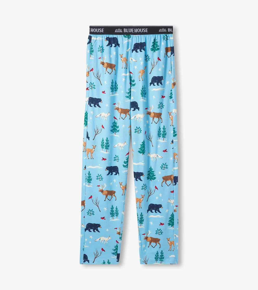 Winter Wonderland Men's Pajama Pant 🍁 Little Blue House