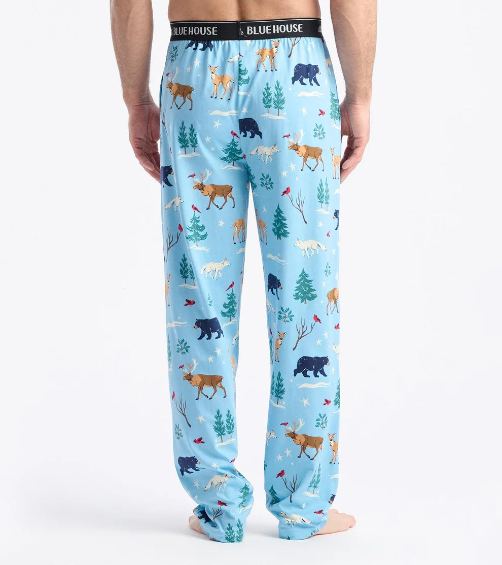 Winter Wonderland Men's Pajama Pant 🍁 Little Blue House