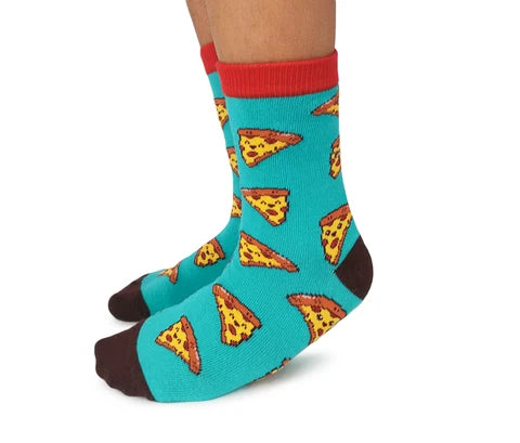 Uptown Sox 🍁 Kid's Pizza Party Socks Size 10-13