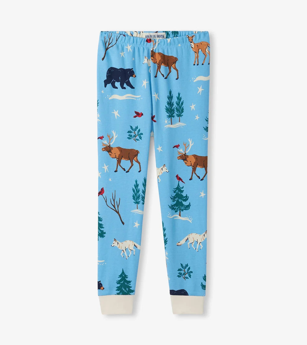 Winter Wonderland Kids Pajama Set 🍁 Little Blue House