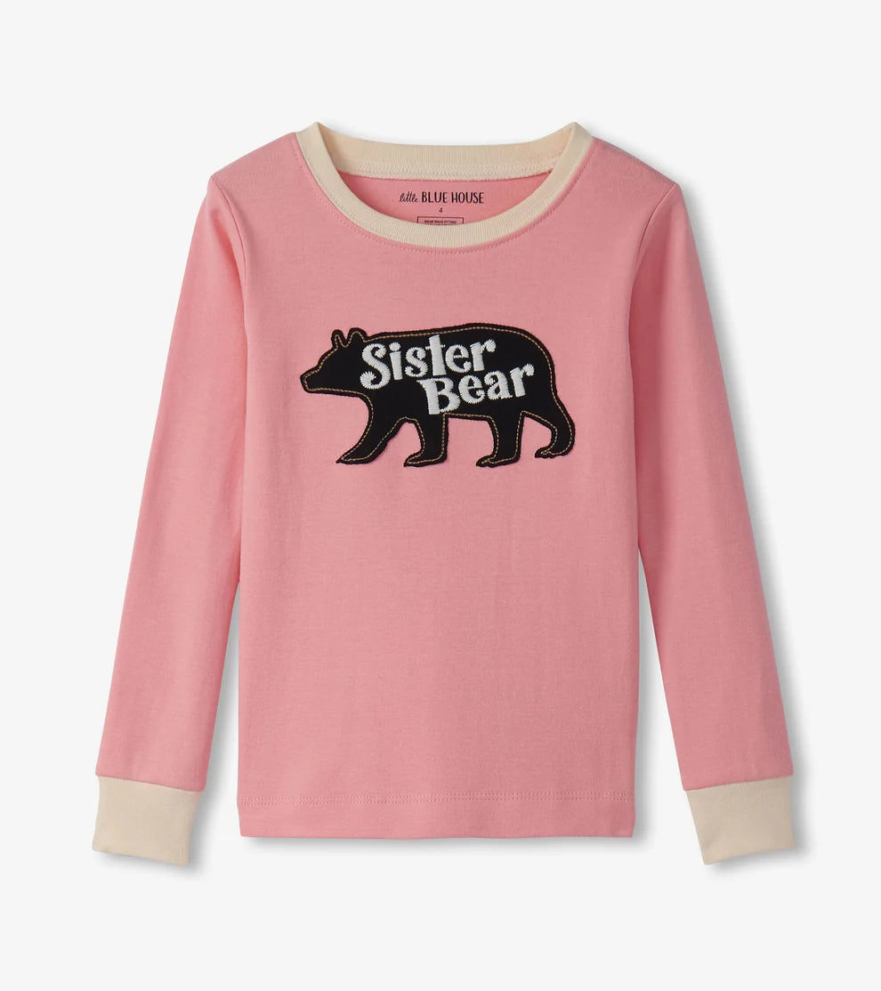 Sister Bear Kids Pajama Set 🍁 Little Blue House