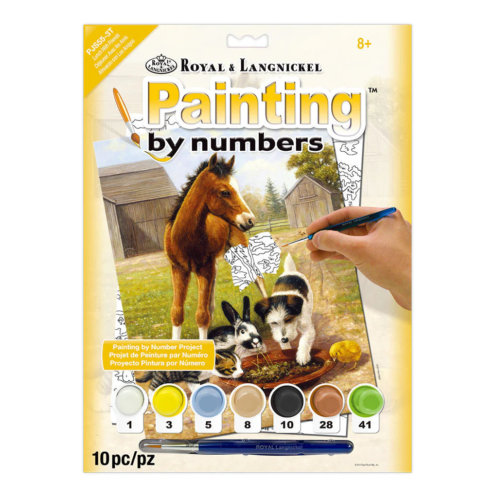 Royal & Langnickel Lunchtime With Friends Paint By Number