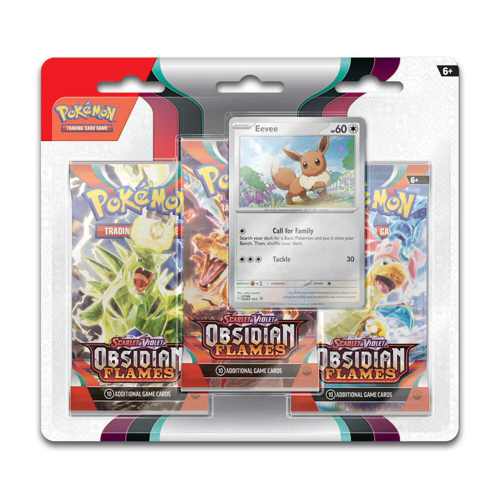 Pokemon Obsidian Flames 3 Pack Blister