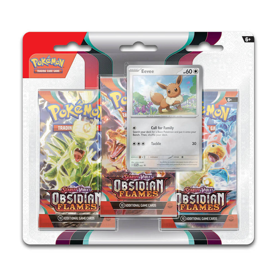 Pokemon Obsidian Flames 3 Pack Blister