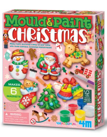 4M Christmas Magnet Mould & Paint