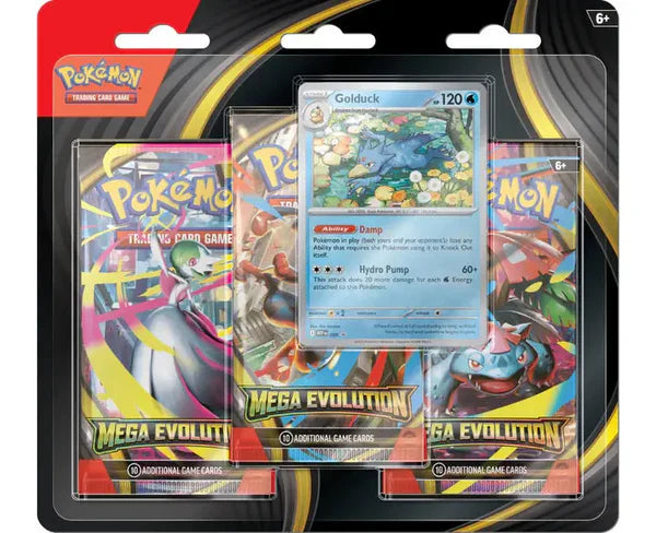 Pokemon Mega Evolution 3 Pack Blister
