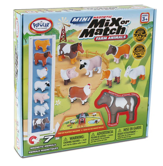 Popular Playthings Mini Mix Or Match Farm Animals