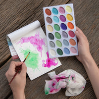 Royal & Lanknickle Pearlescent Watercolour Cakes