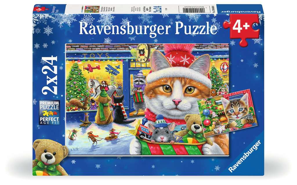 Ravensburger Christmas Kitties 2x24 Piece