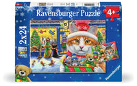 Ravensburger Christmas Kitties 2x24 Piece