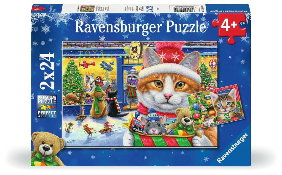 Ravensburger Christmas Kitties 2x24 Piece