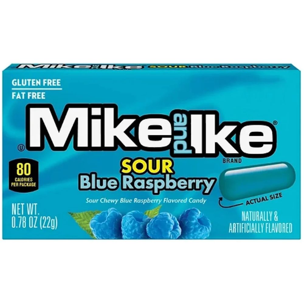 Mike & Ike Sour Blue Raspberry 120g