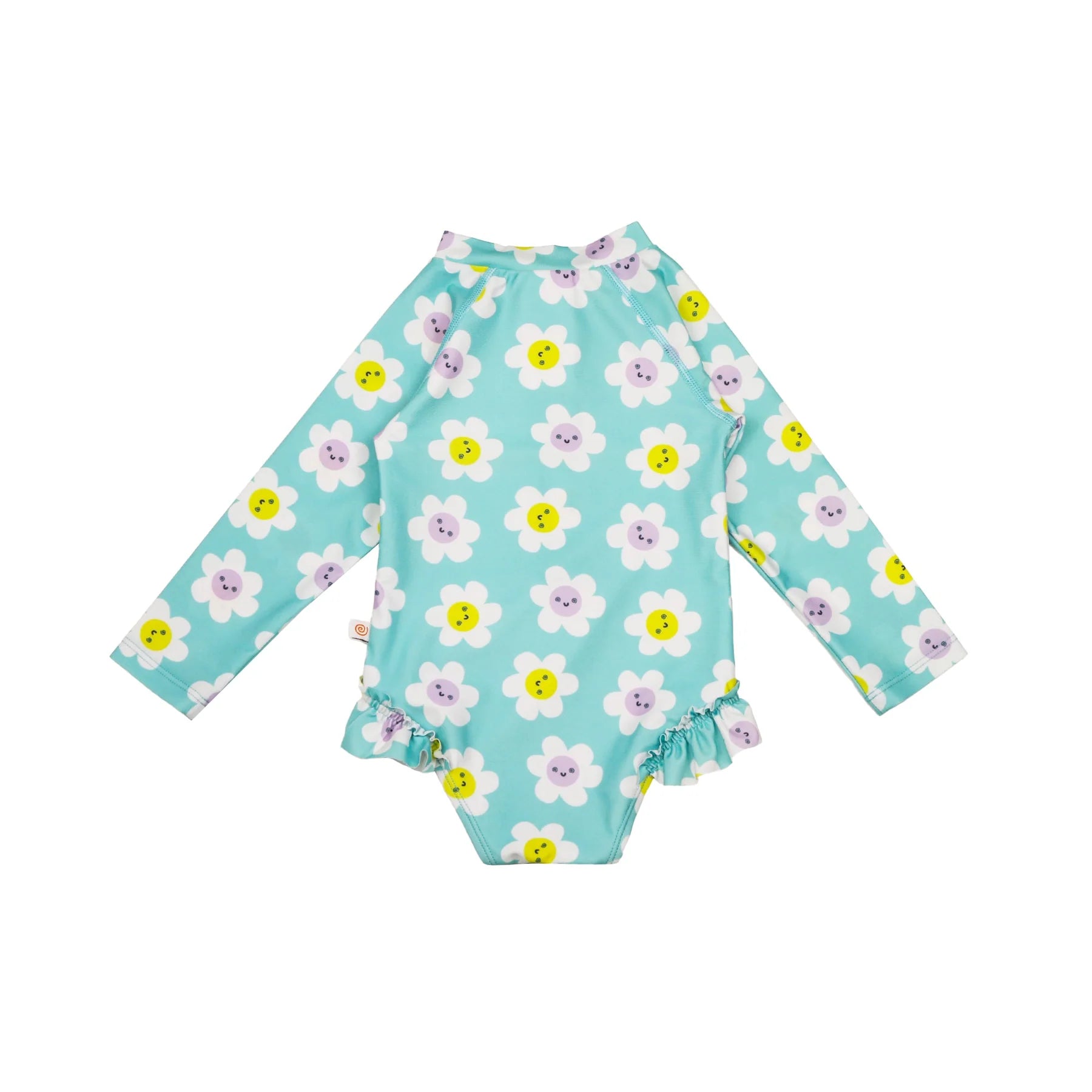 Zoocchini Daisy Rashgaurd One Piece Swimsuit 3T