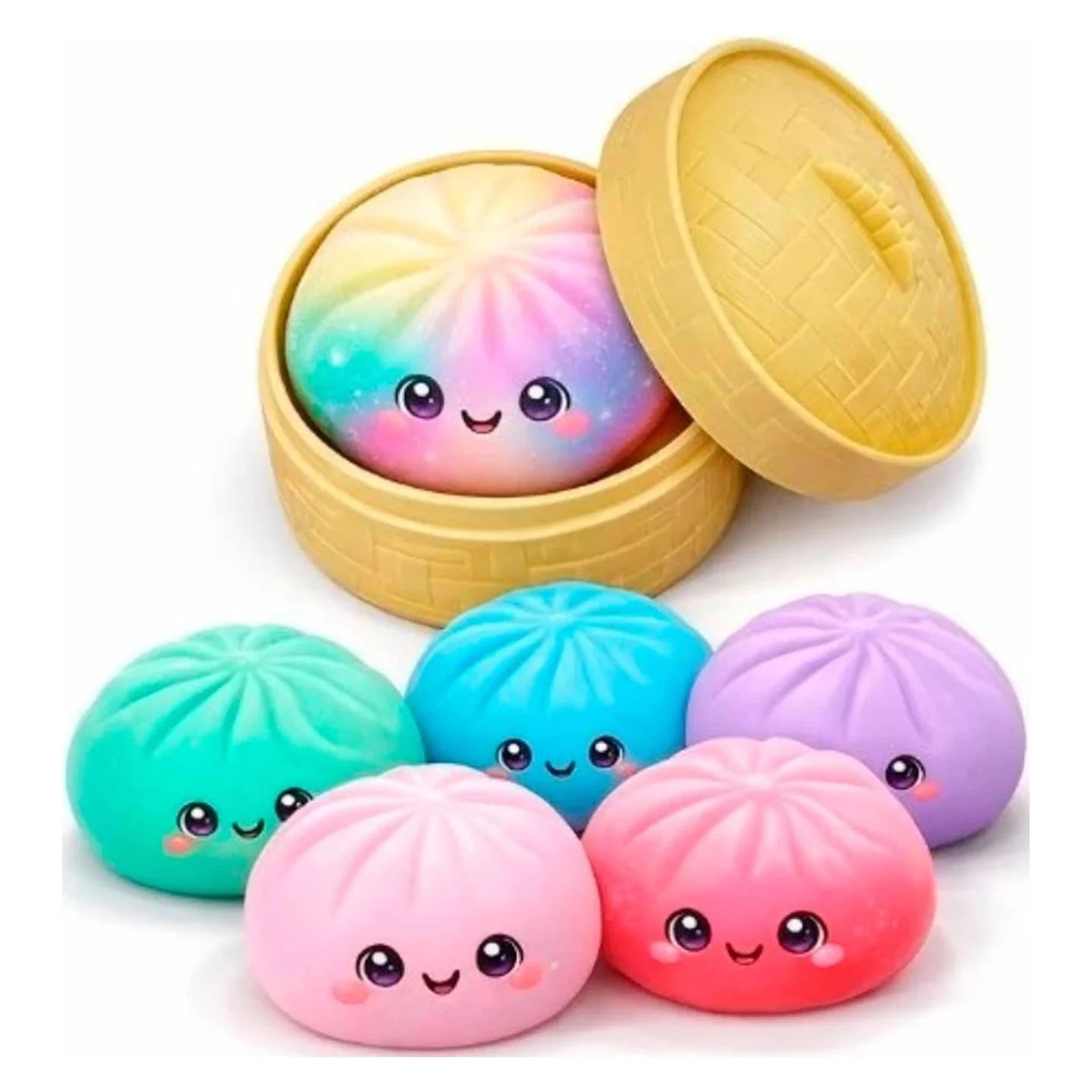 Rainbow Surprise Mystery Squishy Dumpling