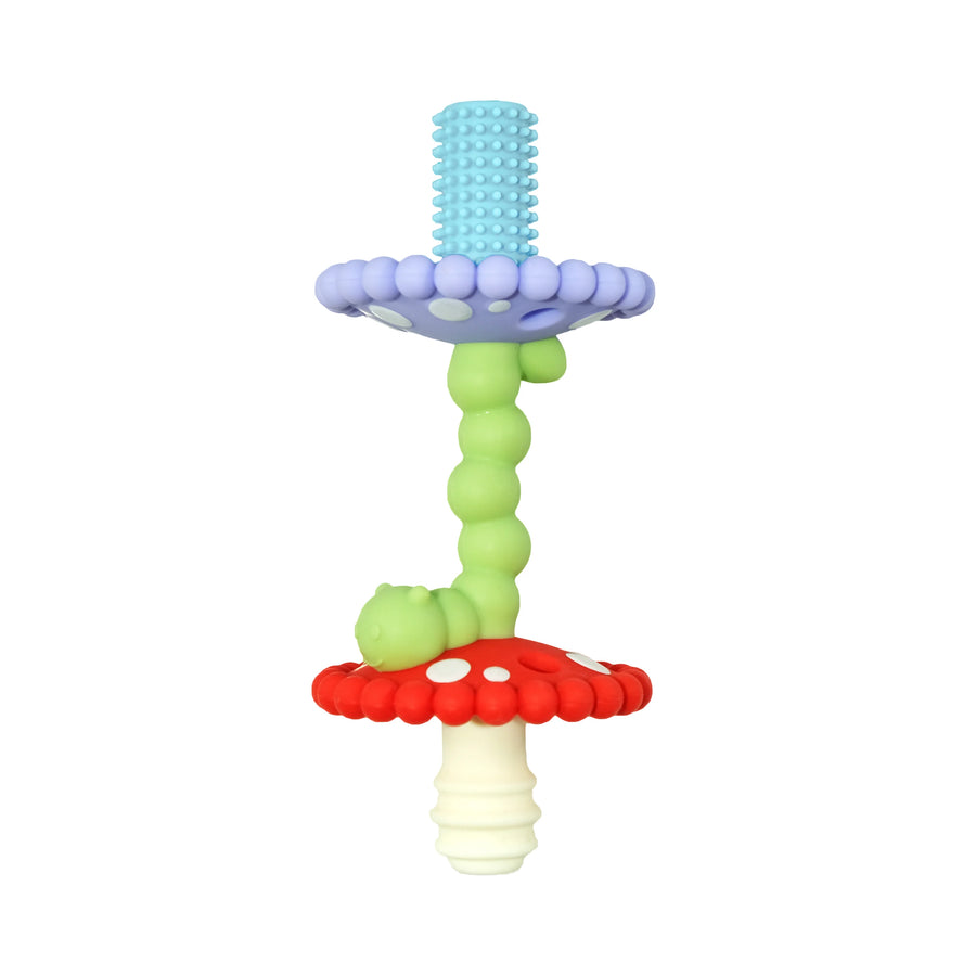 RazBaby Chompy Mushroom Wand Teether 3mths+