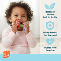 RazBaby Chompy Mushroom Wand Teether 3mths+
