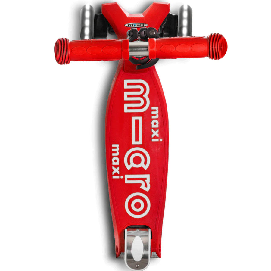 Micro Red Maxi Deluxe LED Kickboard