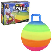 Rainbow Hopper Ball 18" with Pump