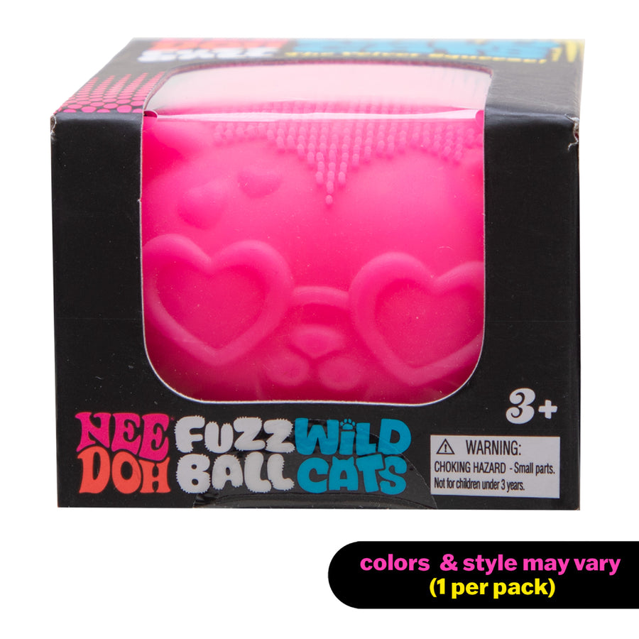 Schylling Wild Cats Fuzz Ball NeeDdoh