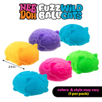 Schylling Wild Cats Fuzz Ball NeeDdoh