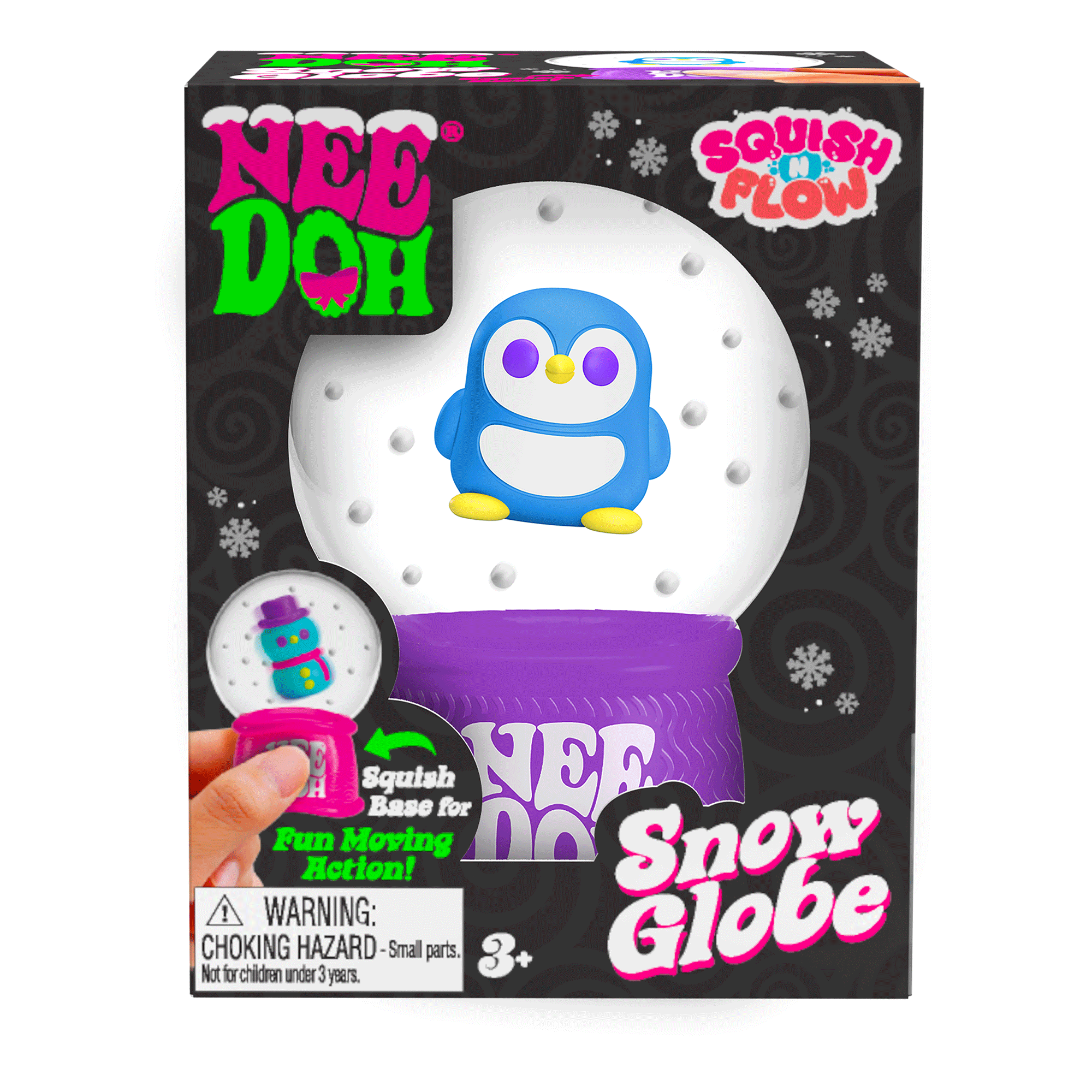 Nee Doh Squish N' Flow Snow Globe